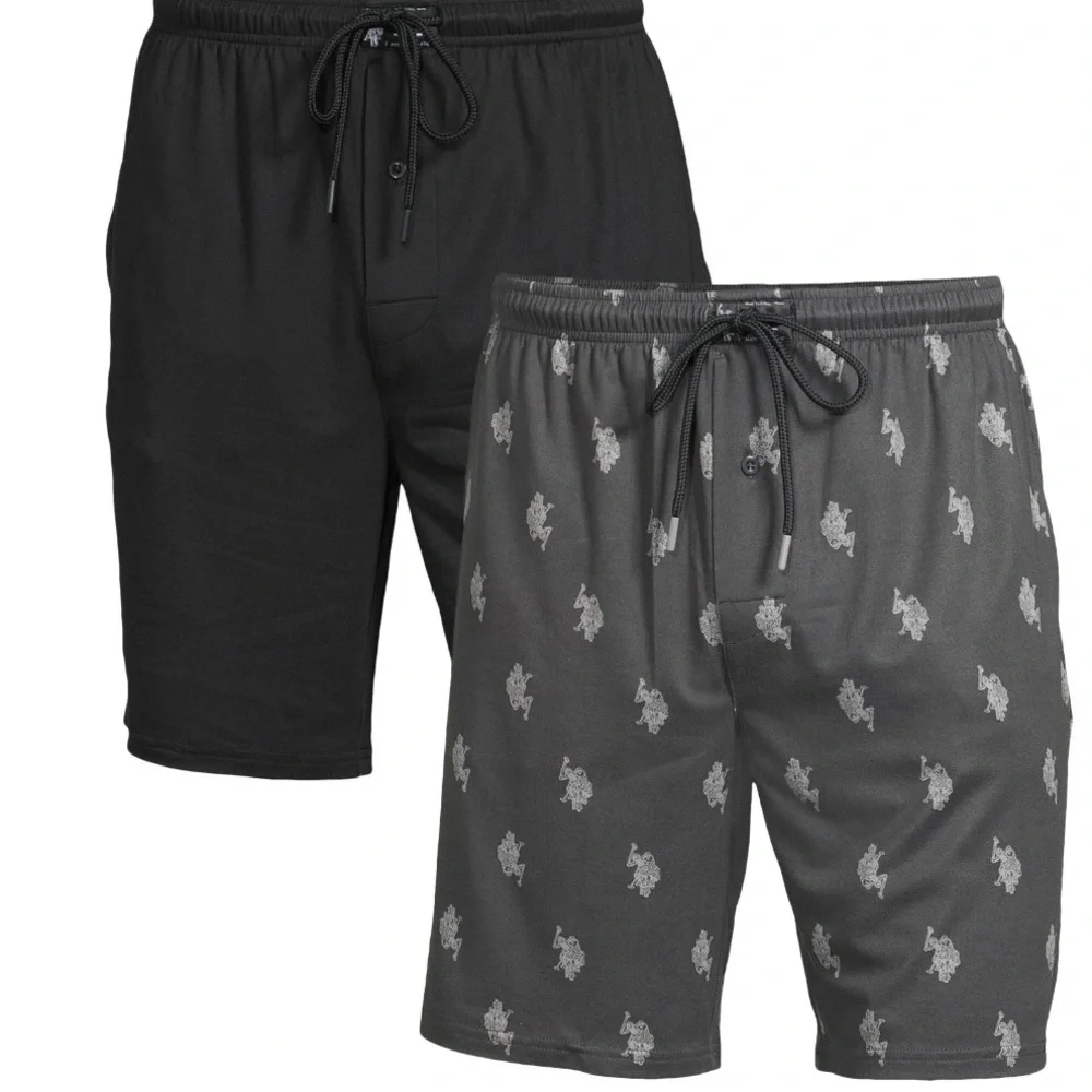 U.S. Polo Assn. Men's USPA 2 Pack Pajama Shorts